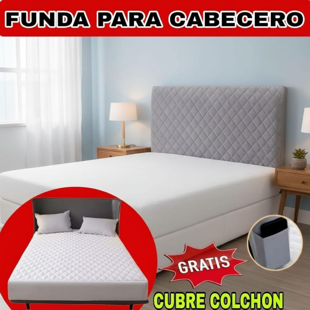 OFERTA EN FUNDA PARA CABECERO GRATIS CUBRE COLCHON ⭐⭐⭐⭐⭐5/5