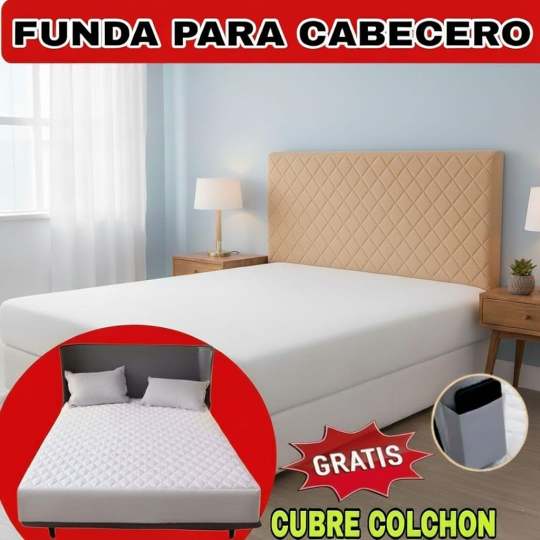 OFERTA EN FUNDA PARA CABECERO GRATIS CUBRE COLCHON ⭐⭐⭐⭐⭐5/5