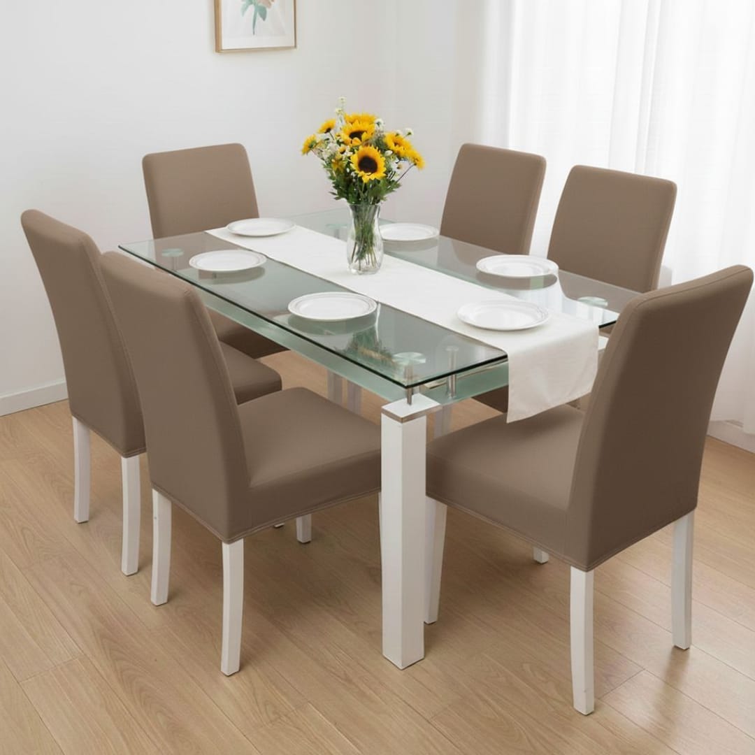 OFERTA EN FUNDAS PARA SILLAS DEL COMEDOR PAGUE 4 LLEVE 6 + CAMINO DE MESA 5/5⭐️⭐️⭐️⭐️⭐️