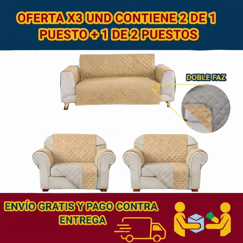SUPER PROMOCION EN PROTECTORES PARA SOFA ⭐️⭐️⭐️⭐️⭐️5/5