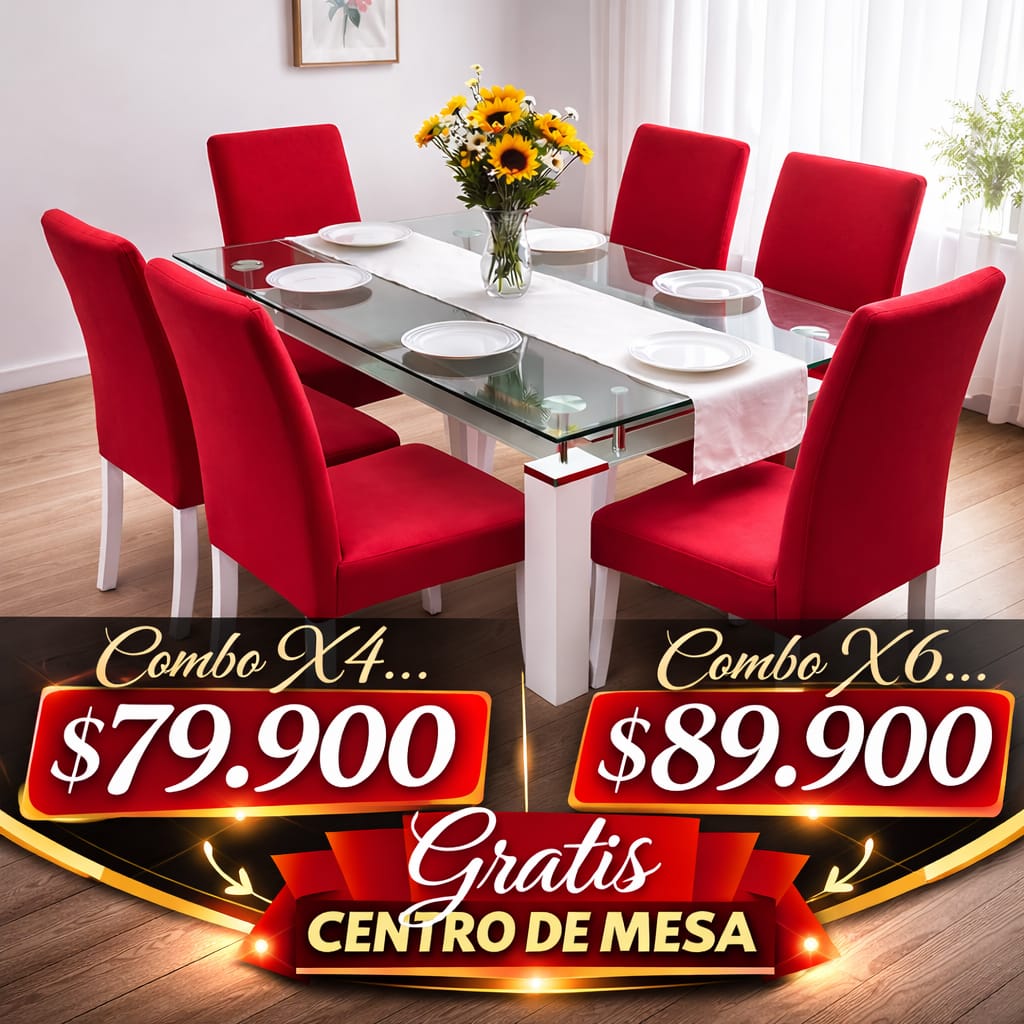 OFERTA EN FUNDAS PARA SILLAS DEL COMEDOR GRATIS   CAMINO DE MESA 5/5⭐️⭐️⭐️⭐️⭐️