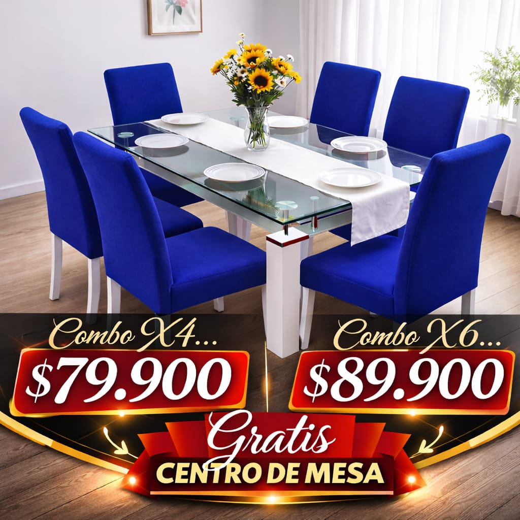 OFERTA EN FUNDAS PARA SILLAS DEL COMEDOR GRATIS   CAMINO DE MESA 5/5⭐️⭐️⭐️⭐️⭐️