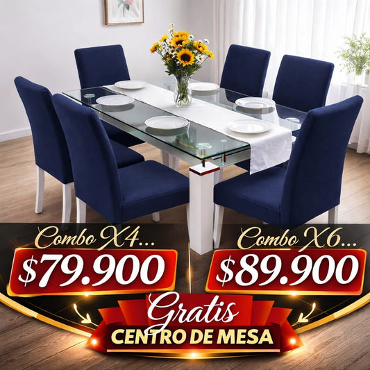 OFERTA EN FUNDAS PARA SILLAS DEL COMEDOR GRATIS   CAMINO DE MESA 5/5⭐️⭐️⭐️⭐️⭐️