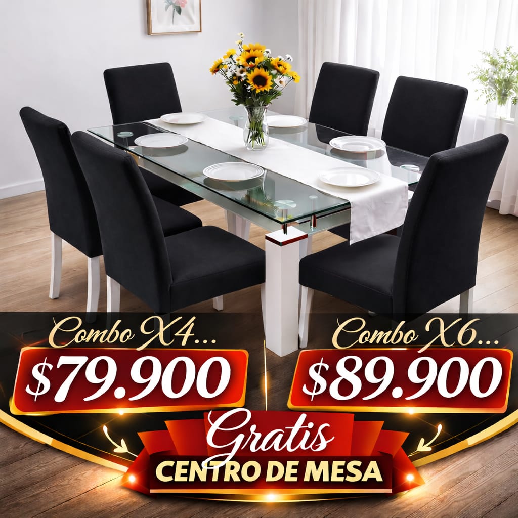 OFERTA EN FUNDAS PARA SILLAS DEL COMEDOR GRATIS   CAMINO DE MESA 5/5⭐️⭐️⭐️⭐️⭐️