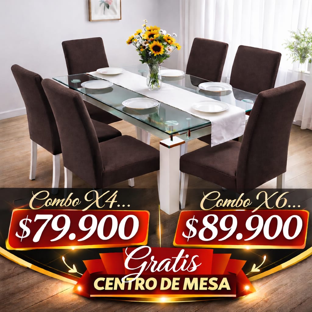 OFERTA EN FUNDAS PARA SILLAS DEL COMEDOR GRATIS   CAMINO DE MESA 5/5⭐️⭐️⭐️⭐️⭐️