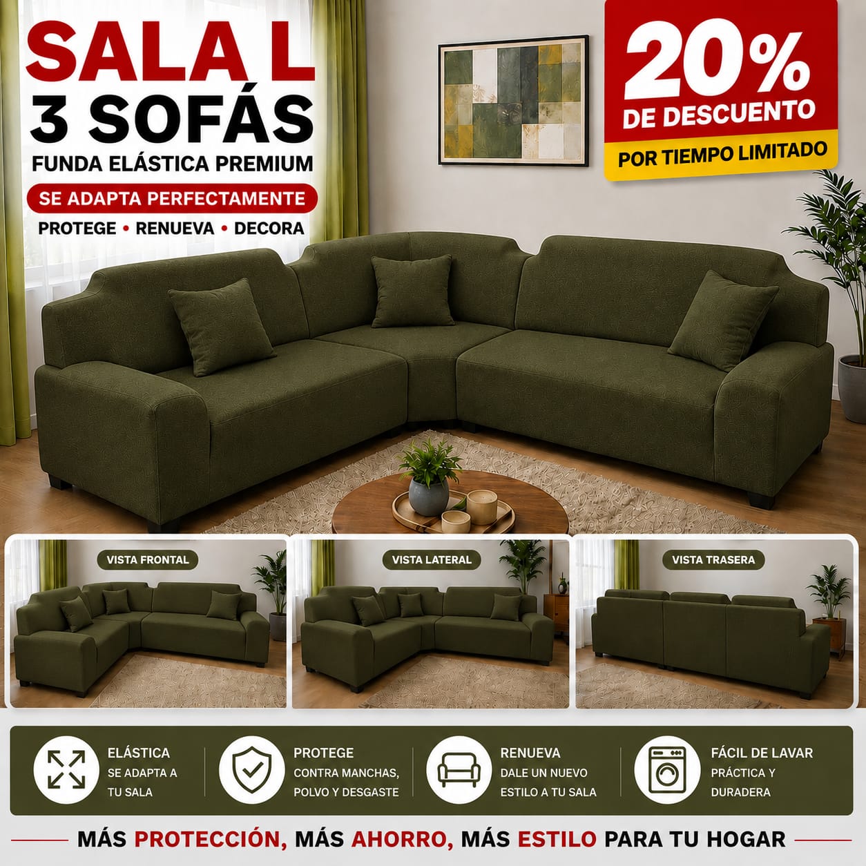 OFERTA EN FUNDAS PREMIUM 20% DE DESCUENTO