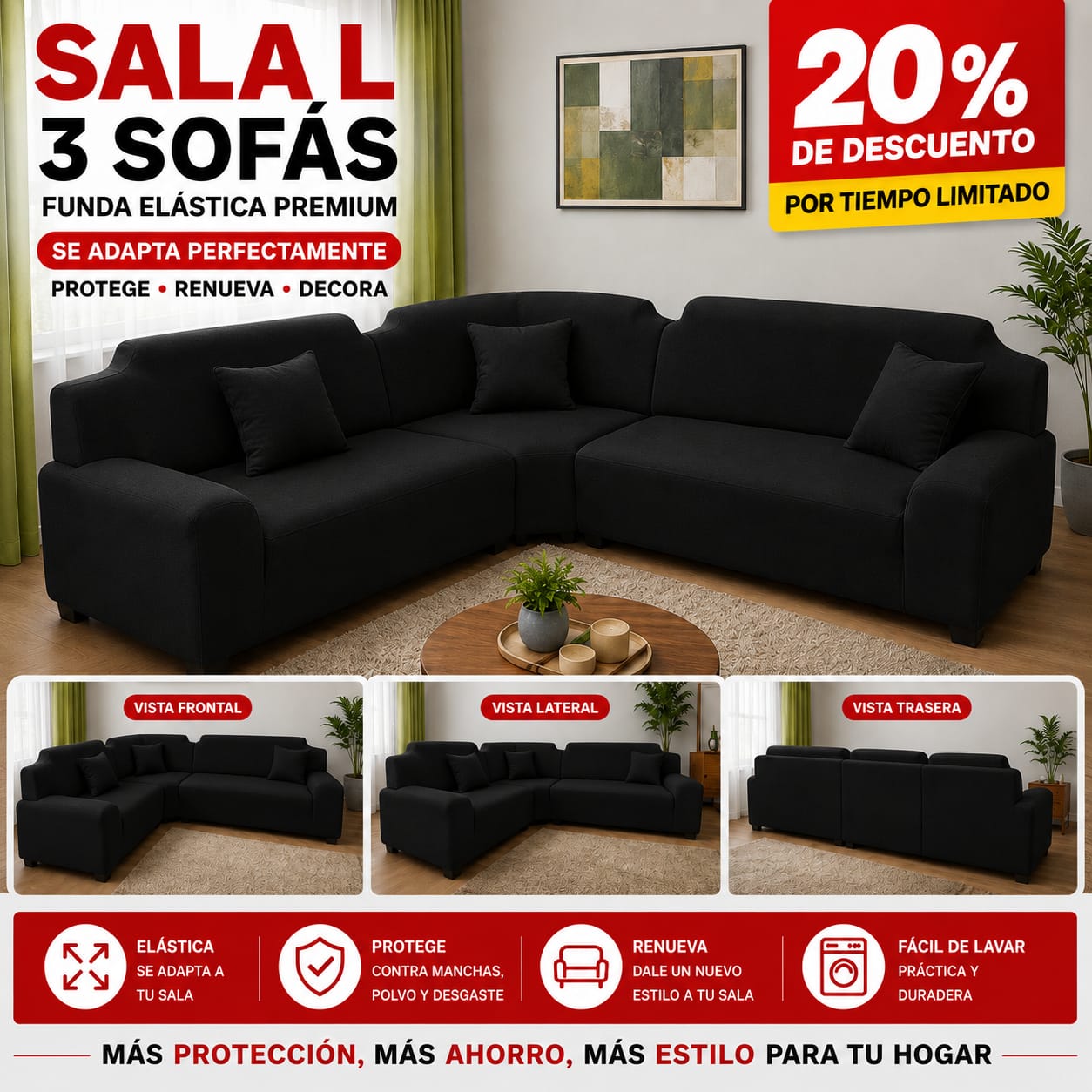 OFERTA EN FUNDAS PREMIUM 20% DE DESCUENTO