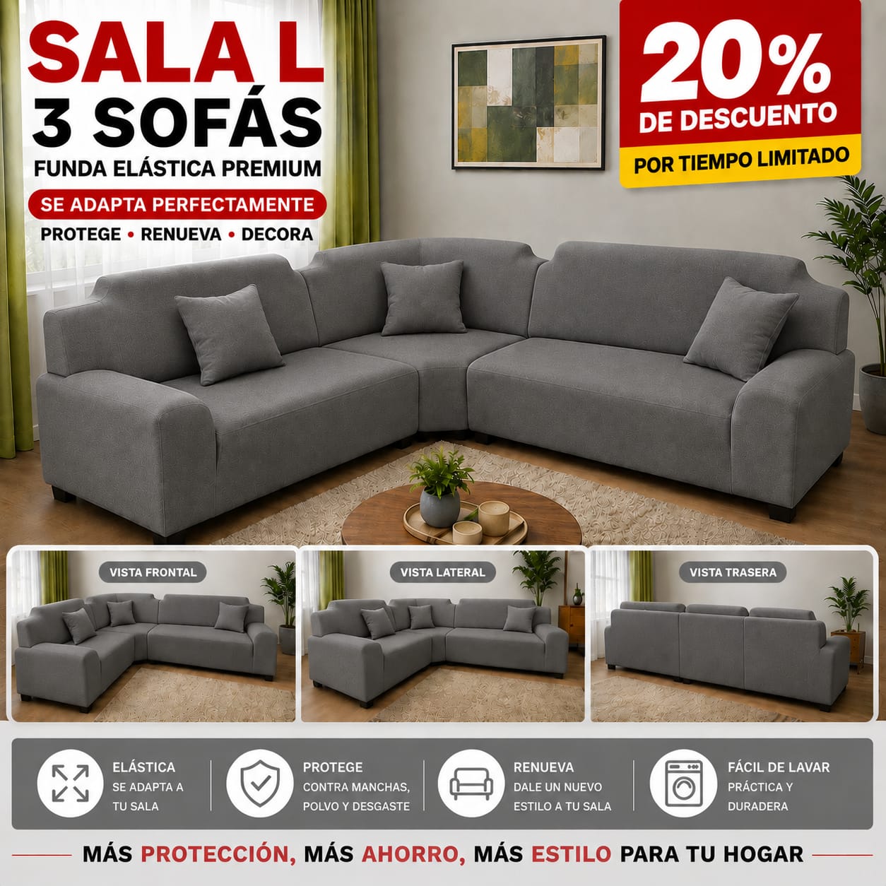 OFERTA EN FUNDAS PREMIUM 20% DE DESCUENTO