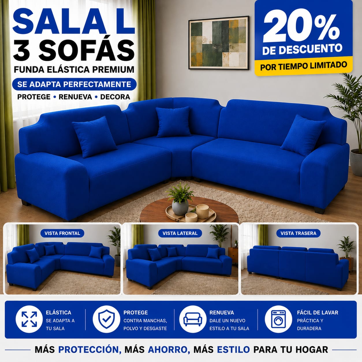 OFERTA EN FUNDAS PREMIUM 20% DE DESCUENTO
