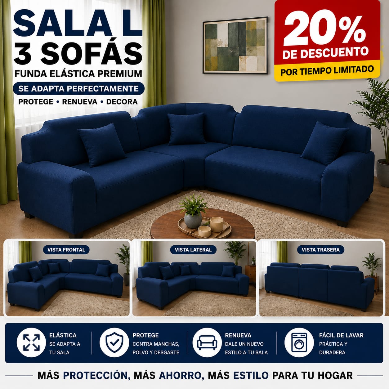 OFERTA EN FUNDAS PREMIUM 20% DE DESCUENTO