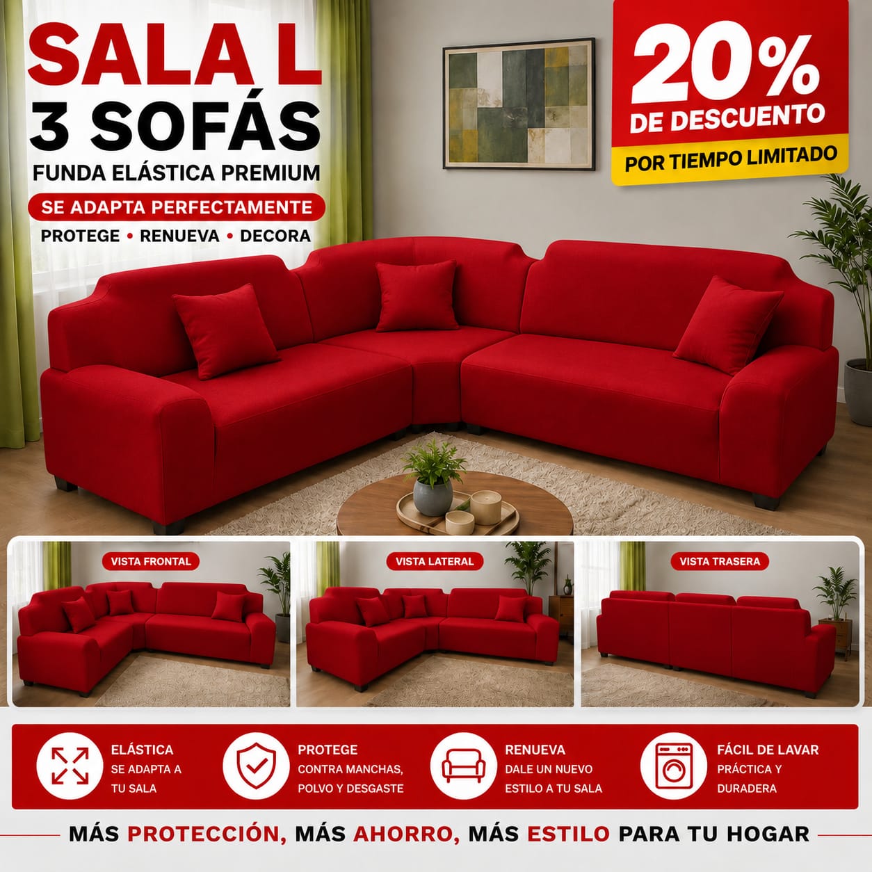 OFERTA EN FUNDAS PREMIUM 20% DE DESCUENTO