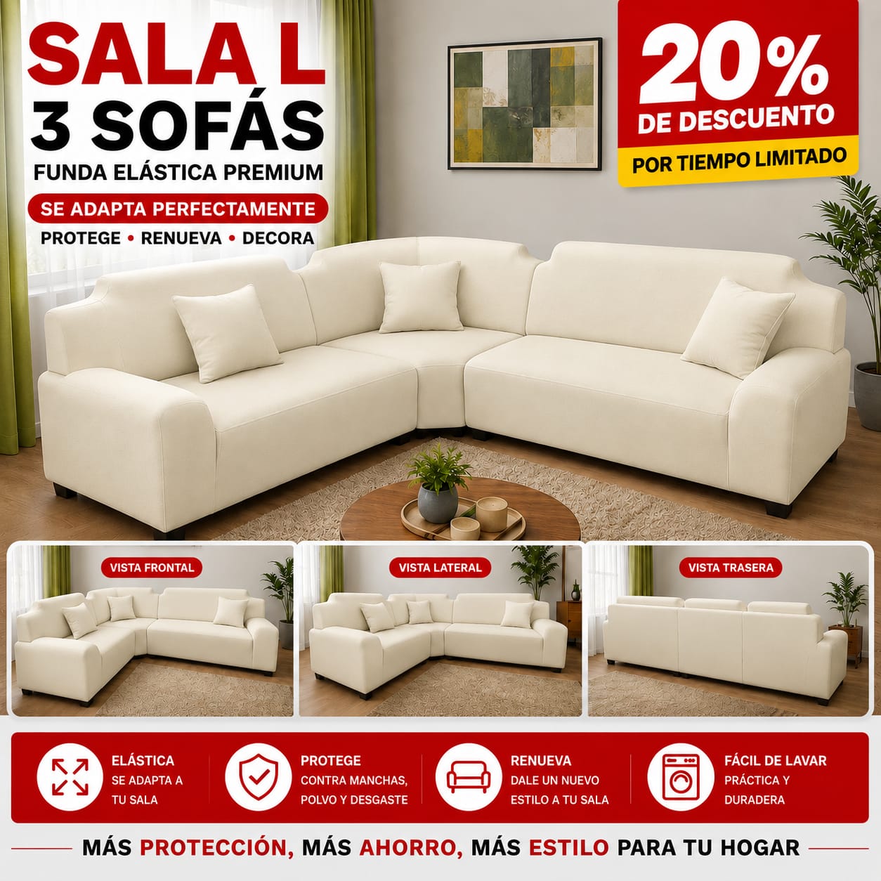 OFERTA EN FUNDAS PREMIUM 20% DE DESCUENTO
