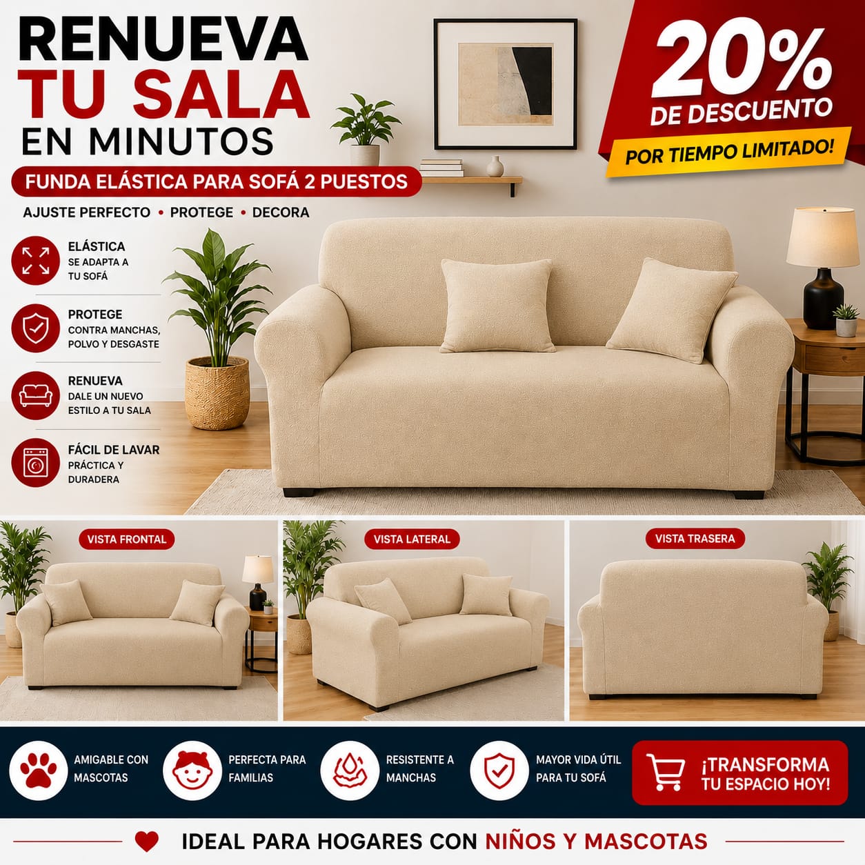 OFERTA EN FUNDAS PREMIUM 20% DE DESCUENTO