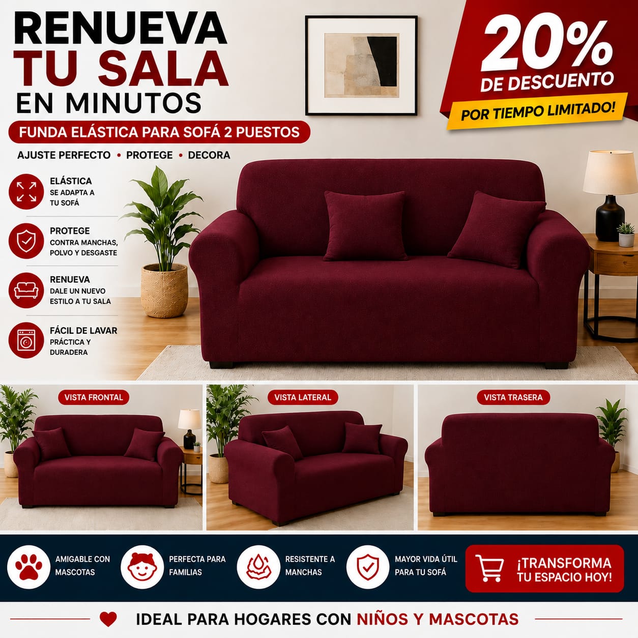 OFERTA EN FUNDAS PREMIUM 20% DE DESCUENTO