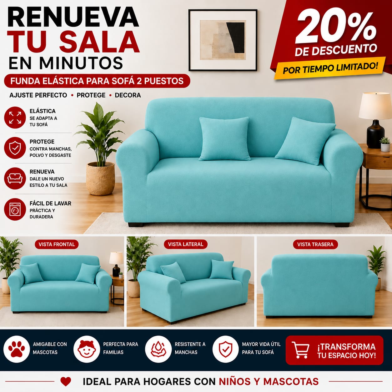 OFERTA EN FUNDAS PREMIUM 20% DE DESCUENTO