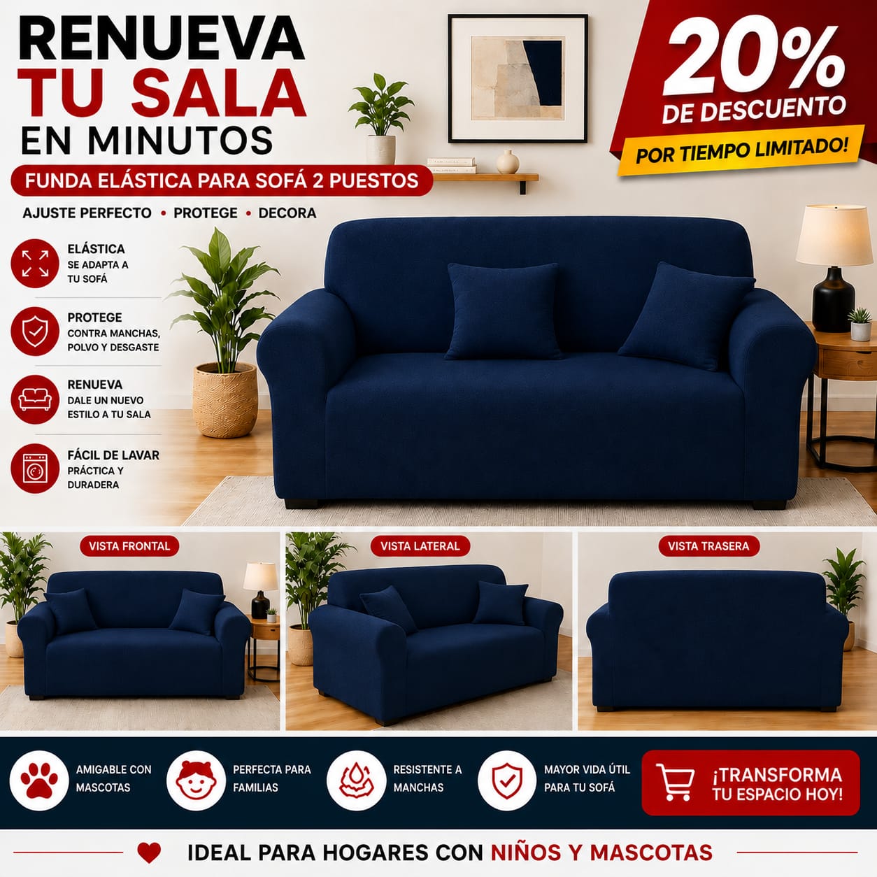 OFERTA EN FUNDAS PREMIUM 20% DE DESCUENTO