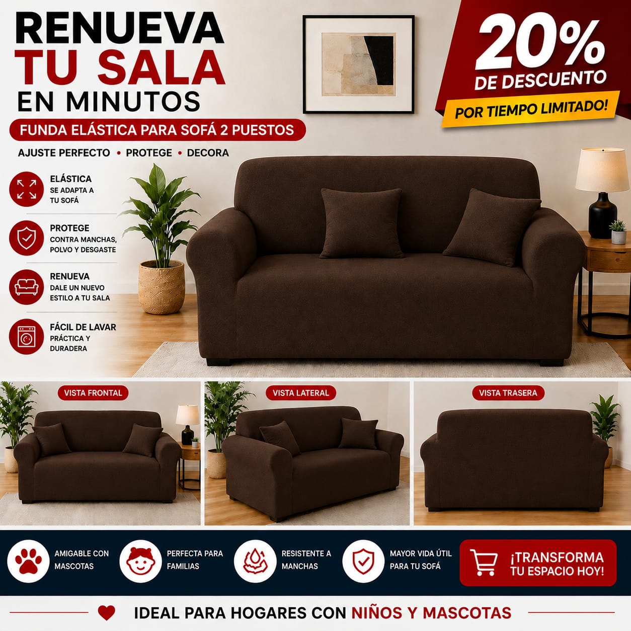 OFERTA EN FUNDAS PREMIUM 20% DE DESCUENTO