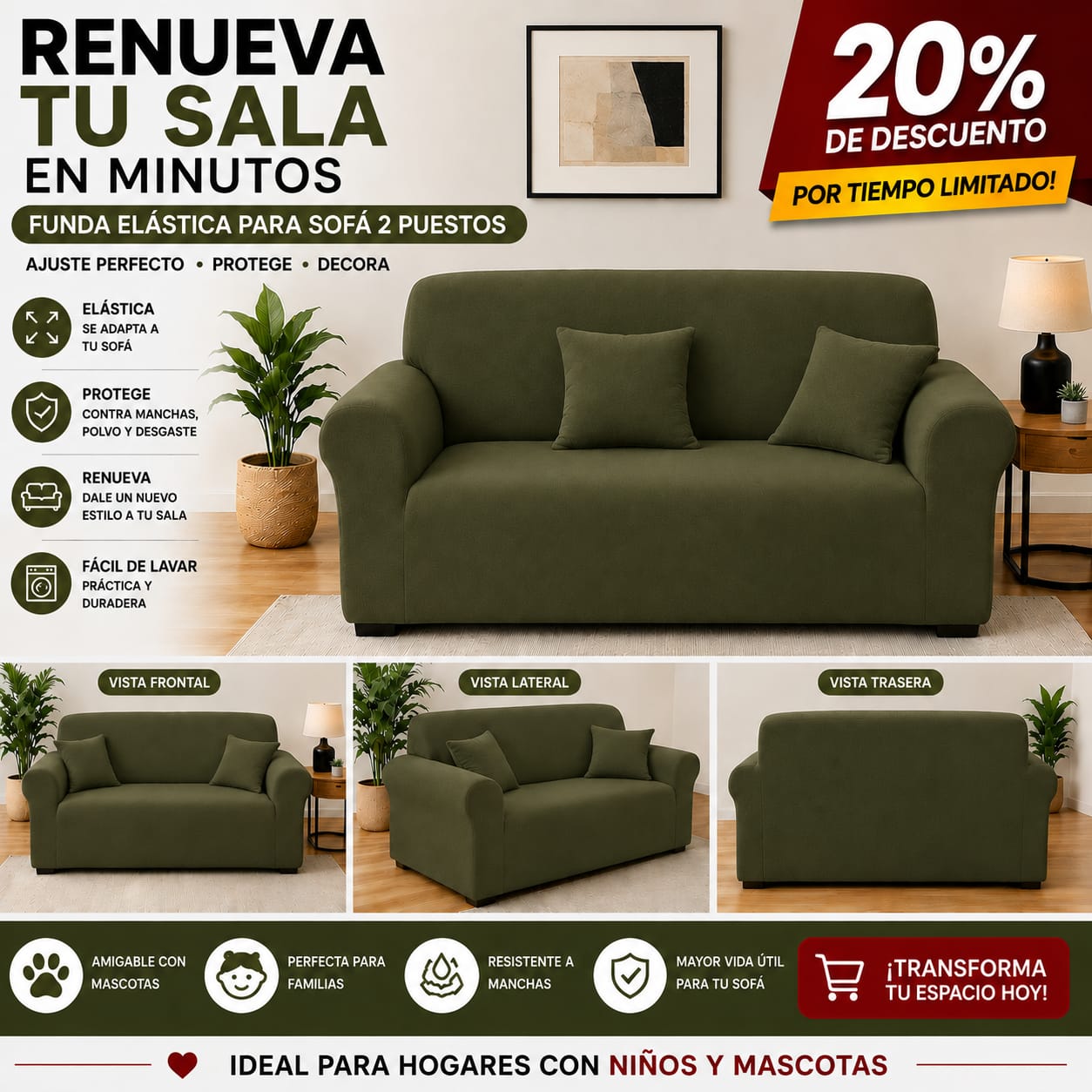OFERTA EN FUNDAS PREMIUM 20% DE DESCUENTO