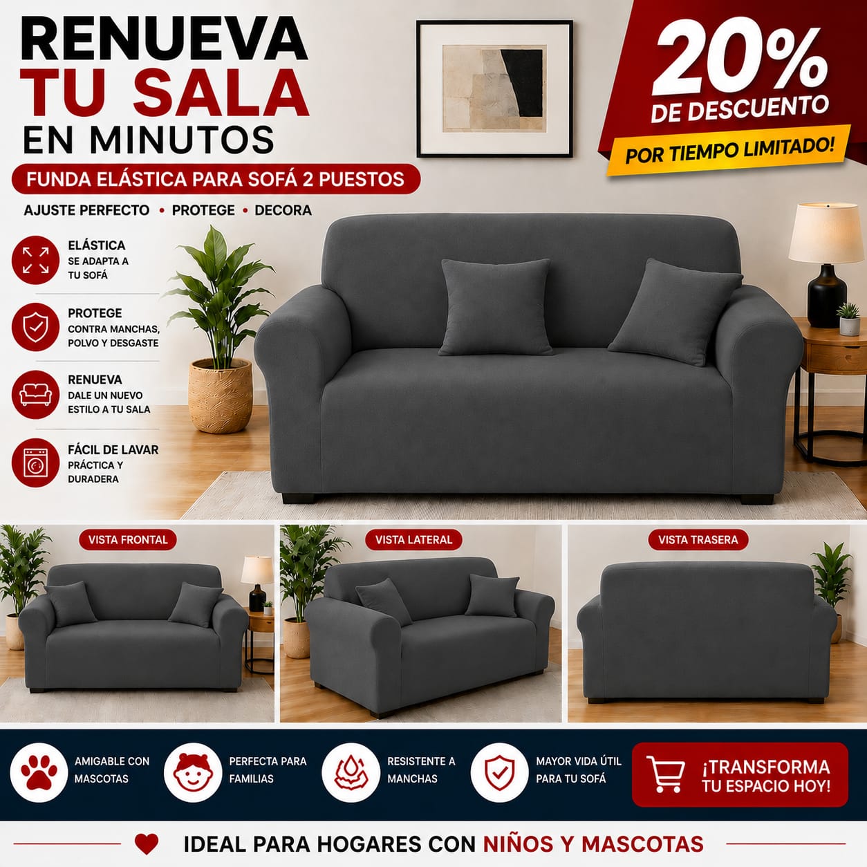 OFERTA EN FUNDAS PREMIUM 20% DE DESCUENTO