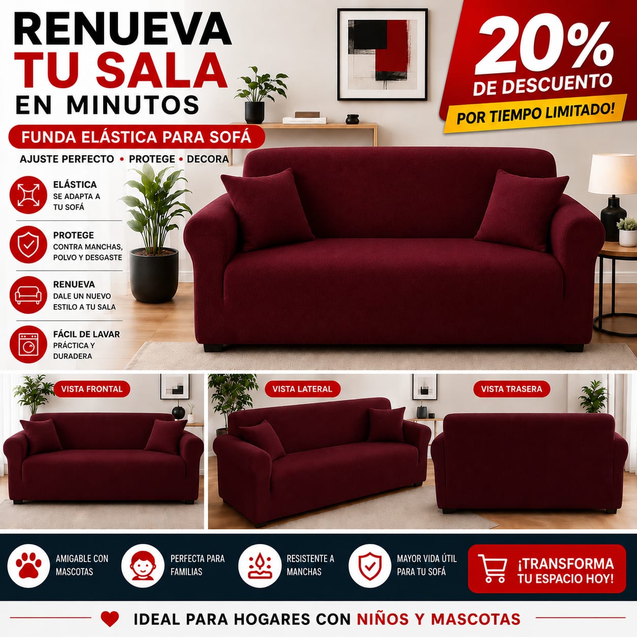 OFERTA EN FUNDAS PREMIUM 20% DE DESCUENTO