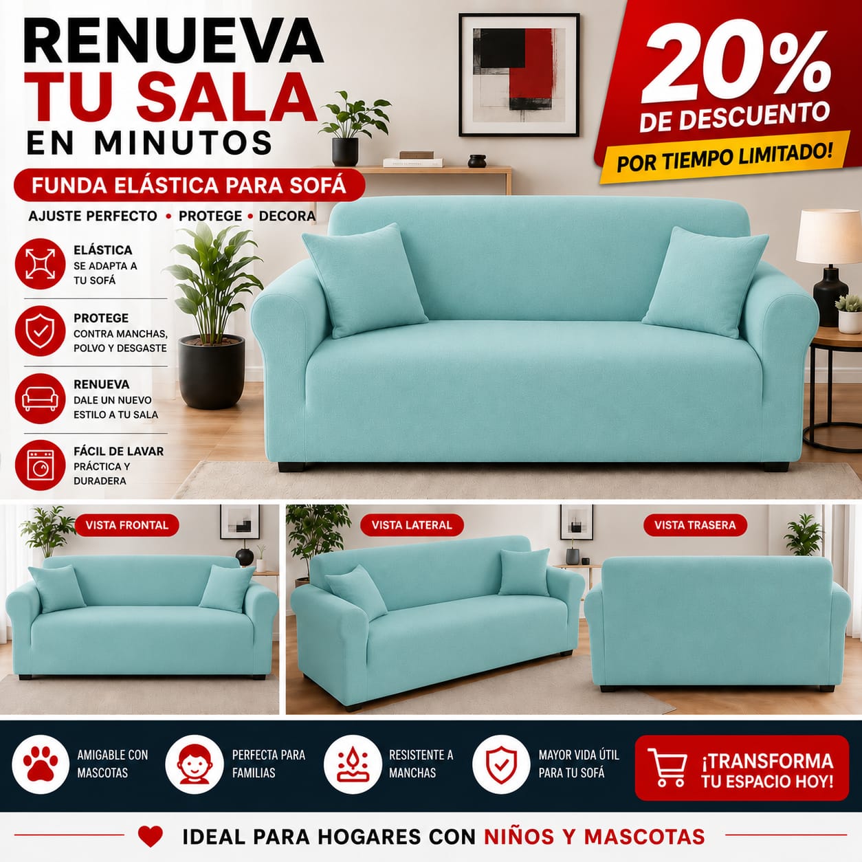 OFERTA EN FUNDAS PREMIUM 20% DE DESCUENTO