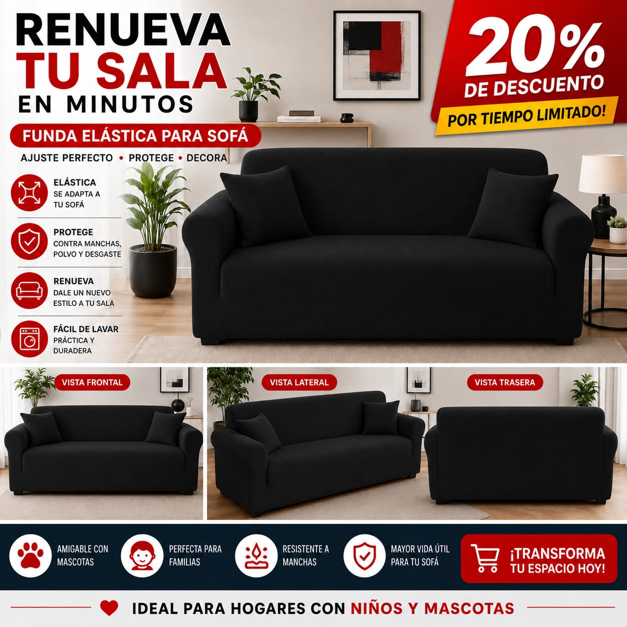 OFERTA EN FUNDAS PREMIUM 20% DE DESCUENTO