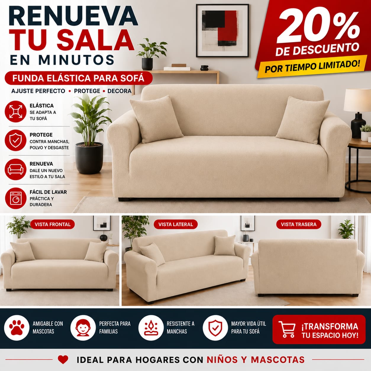 OFERTA EN FUNDAS PREMIUM 20% DE DESCUENTO