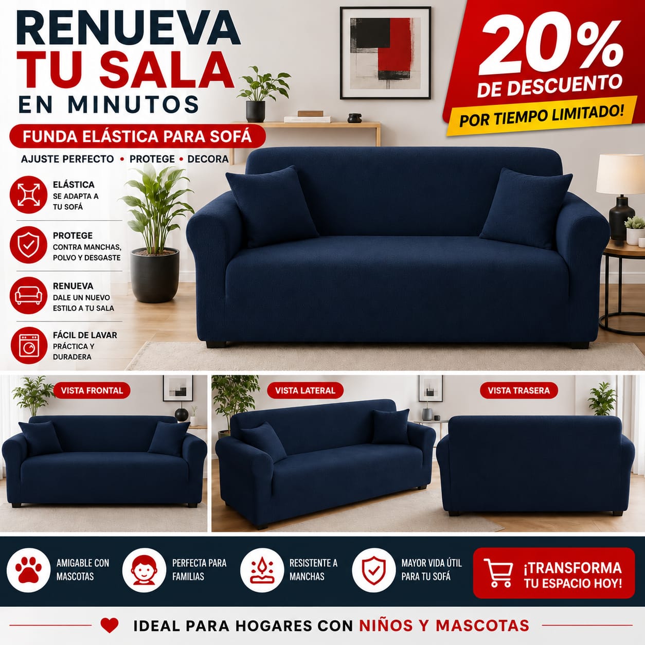 OFERTA EN FUNDAS PREMIUM 20% DE DESCUENTO