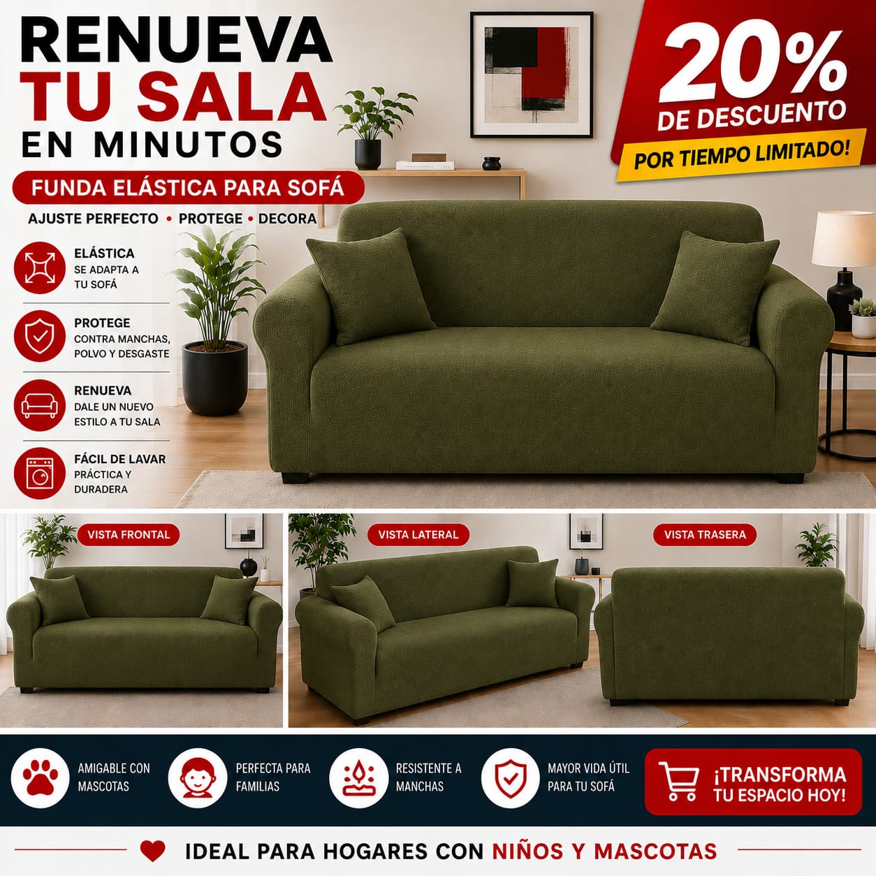 OFERTA EN FUNDAS PREMIUM 20% DE DESCUENTO