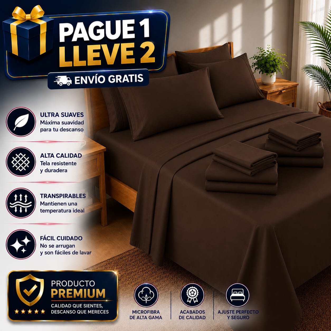 OFERTA EN SABANAS PAGUE 1 LLEVE 2 ⭐⭐⭐⭐⭐5/5