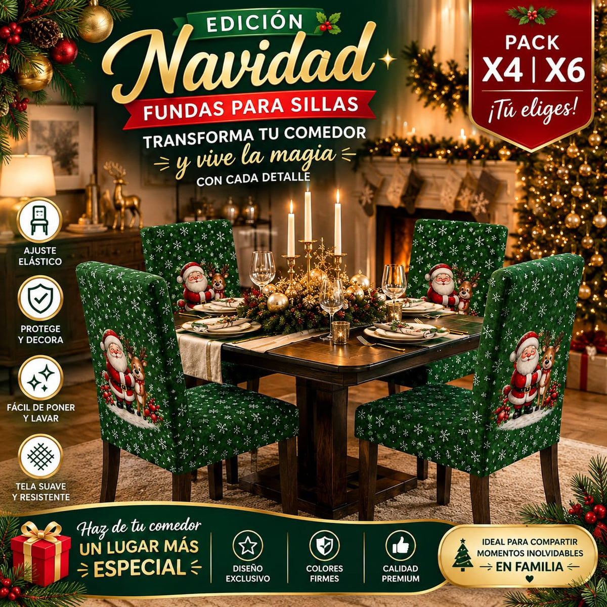 PROMOCIÓN  EN FUNDAS EDICION NAVIDAD 🎄⭐⭐⭐⭐⭐5/5🎄