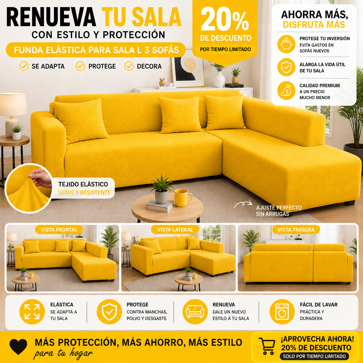 OFERTA EN FUNDAS PREMIUM 20% DE DESCUENTO