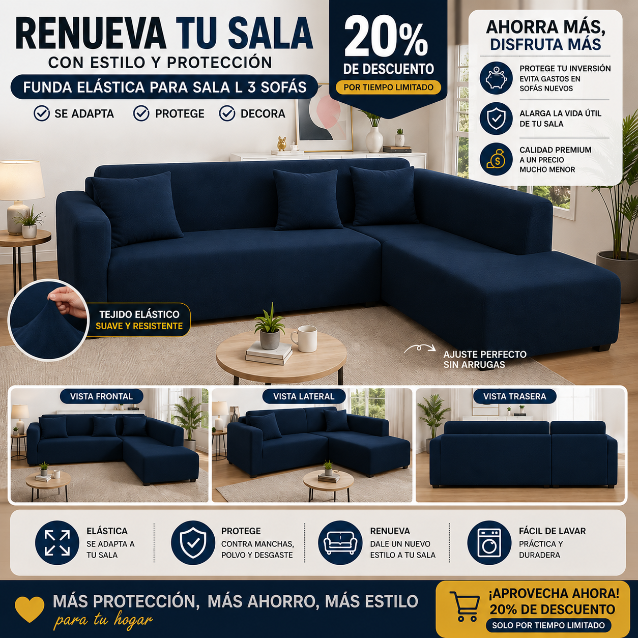 OFERTA EN FUNDAS PREMIUM 20% DE DESCUENTO