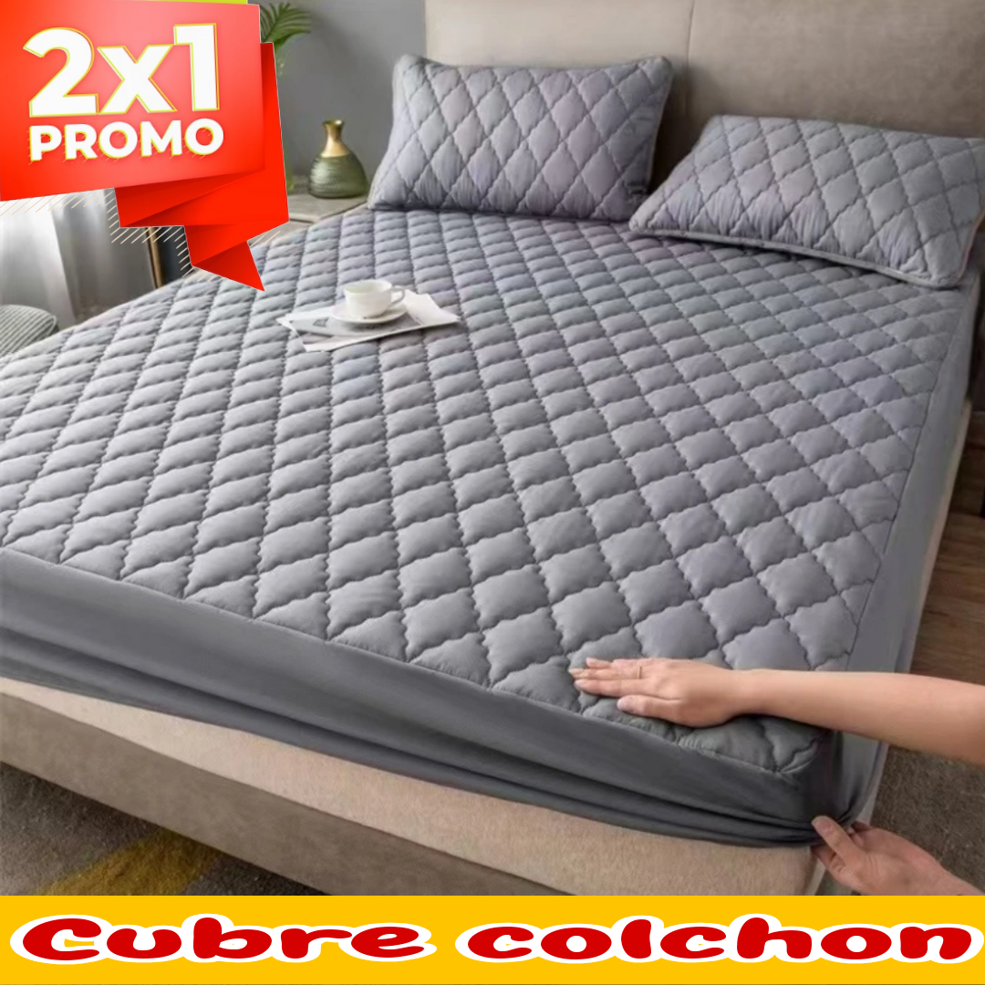 OFERTA EN CUBRE COLCHON PAGUE 1 LLEVE 2 +4 FUNDAS DE ALMOHADA⭐⭐⭐⭐⭐5/5