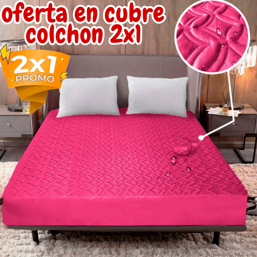 OFERTA EN CUBRE COLCHON PAGUE 1 LLEVE 2 +4 FUNDAS DE ALMOHADA⭐⭐⭐⭐⭐5/5