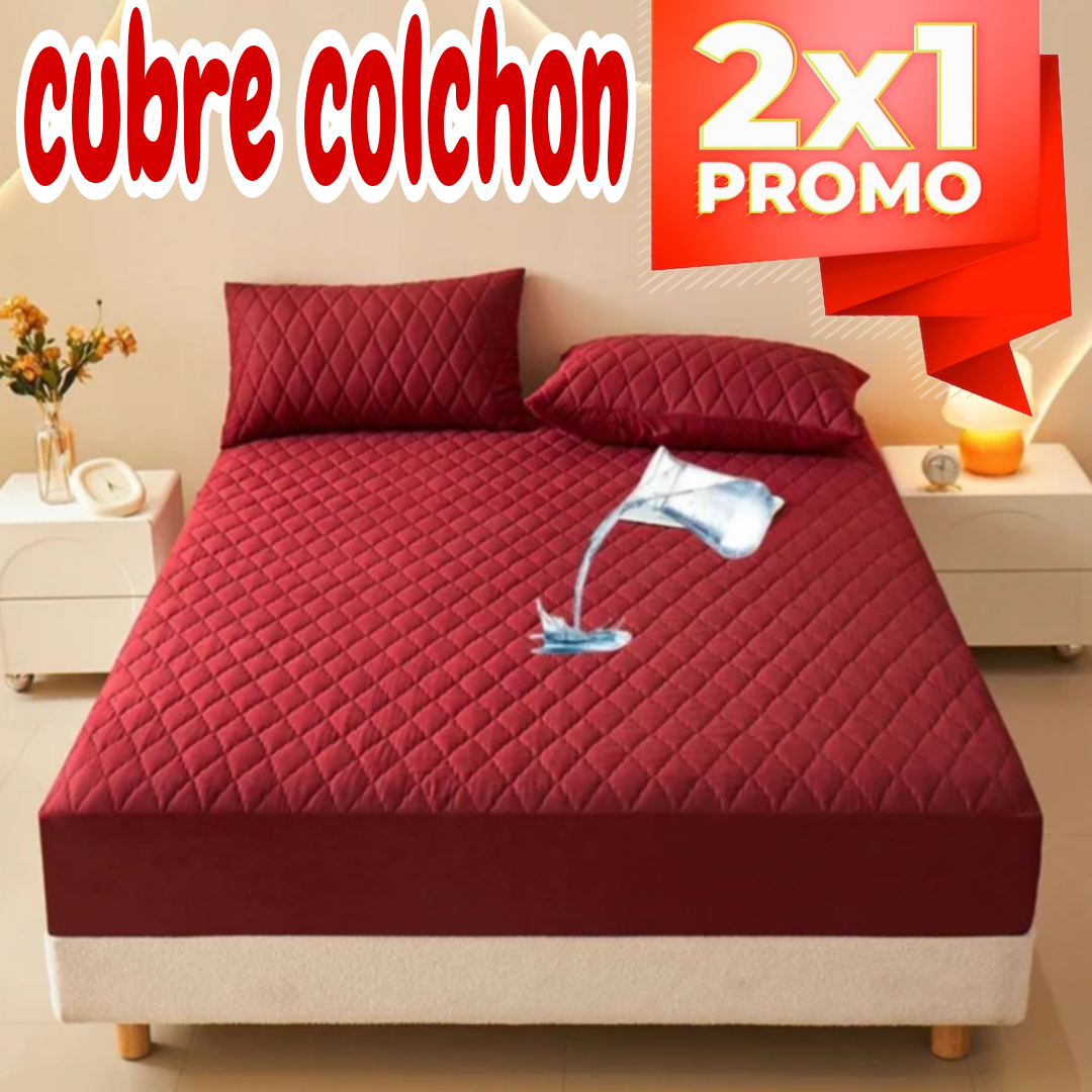 OFERTA EN CUBRE COLCHON PAGUE 1 LLEVE 2 +4 FUNDAS DE ALMOHADA⭐⭐⭐⭐⭐5/5