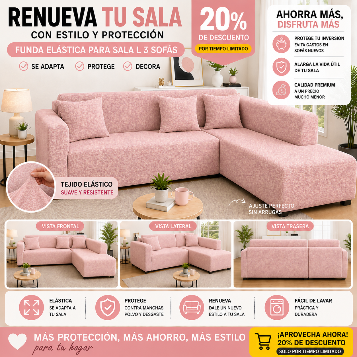 OFERTA EN FUNDAS PREMIUM 20% DE DESCUENTO
