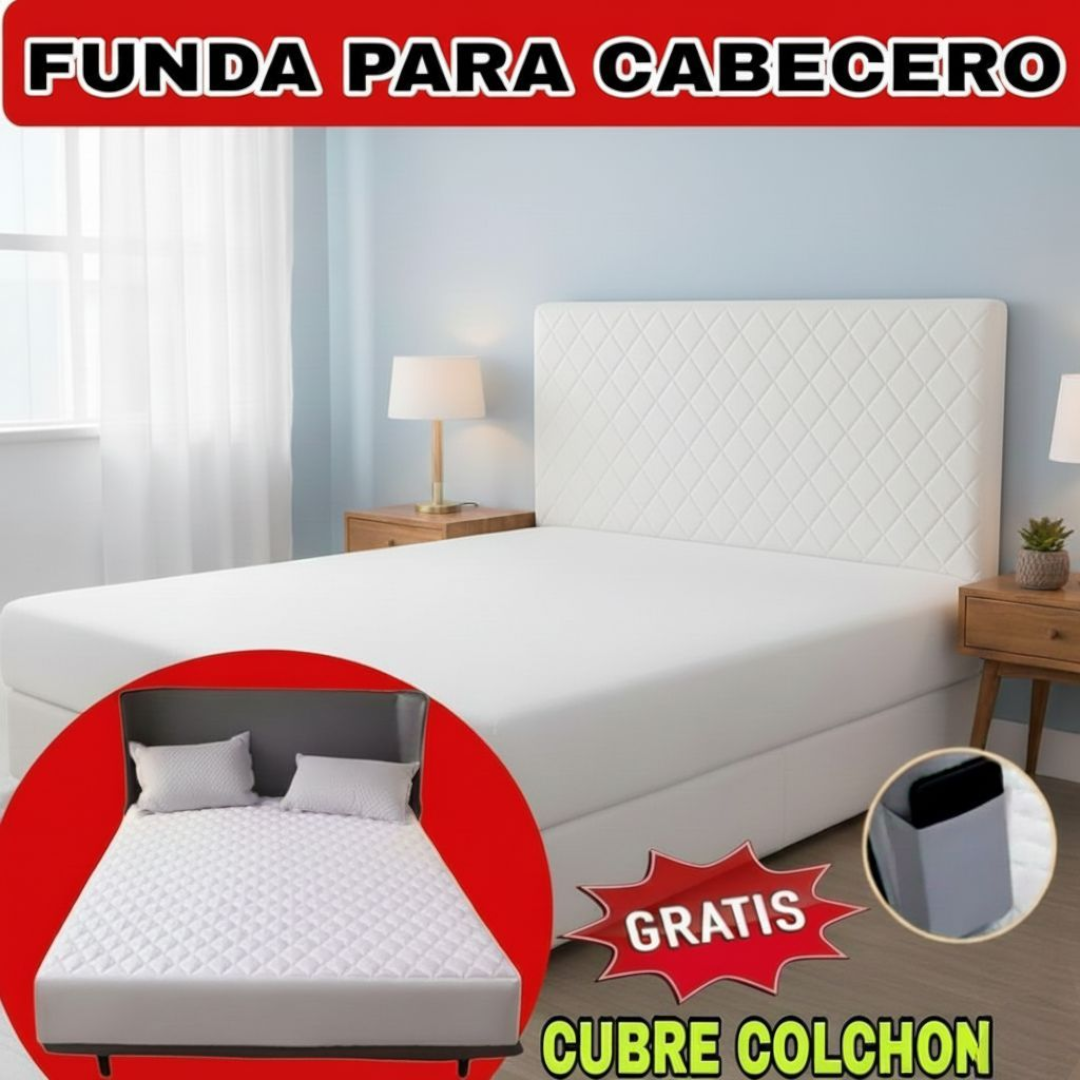OFERTA EN FUNDA PARA CABECERO GRATIS CUBRE COLCHON ⭐⭐⭐⭐⭐5/5