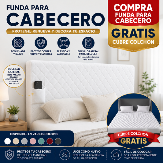 OFERTA EN FUNDA PARA CABECERO GRATIS CUBRE COLCHON ⭐⭐⭐⭐⭐5/5