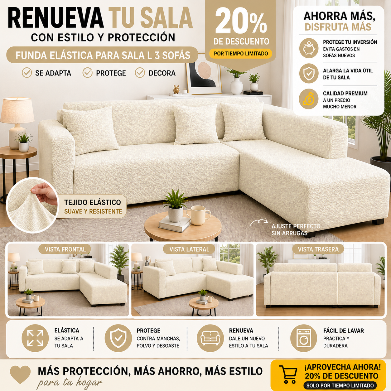 OFERTA EN FUNDAS PREMIUM 20% DE DESCUENTO