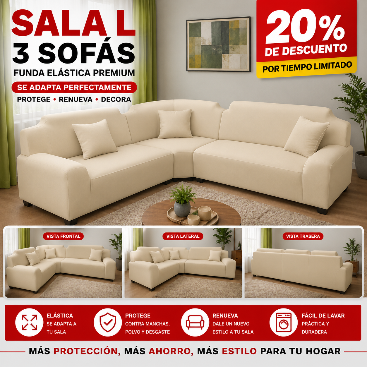 OFERTA EN FUNDAS PREMIUM 20% DE DESCUENTO