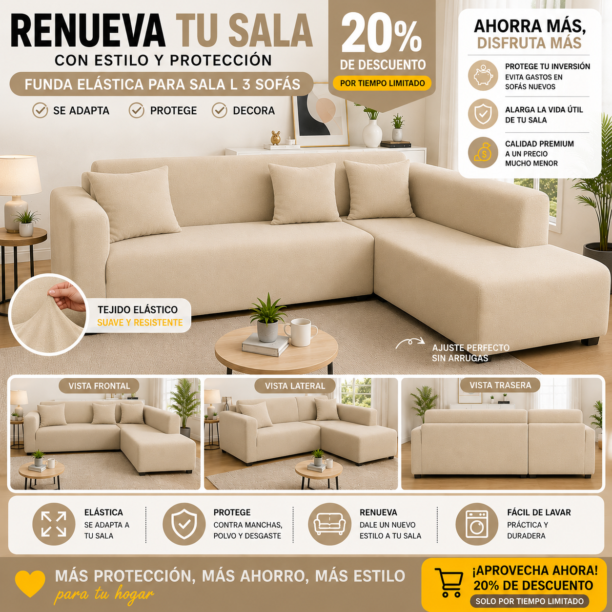 OFERTA EN FUNDAS PREMIUM 20% DE DESCUENTO