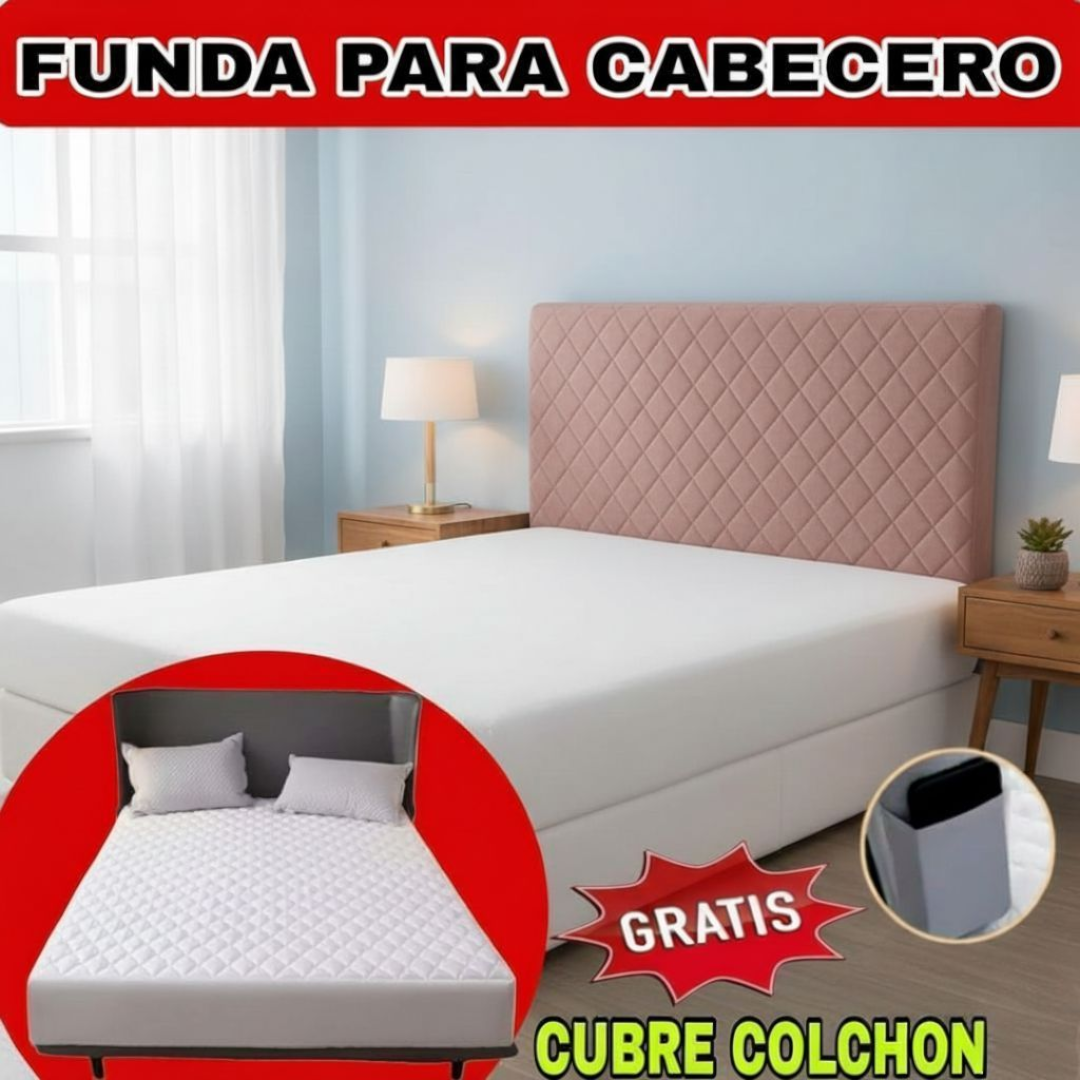 OFERTA EN FUNDA PARA CABECERO GRATIS CUBRE COLCHON ⭐⭐⭐⭐⭐5/5